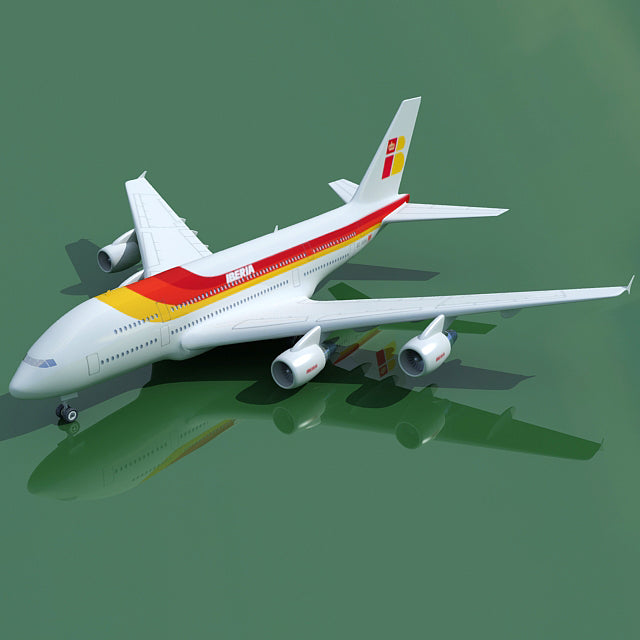 Airbus 3D Model 22 Airlines Textures