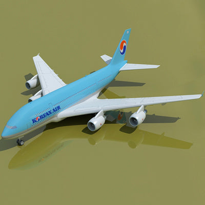 Airbus 3D Model 22 Airlines Textures