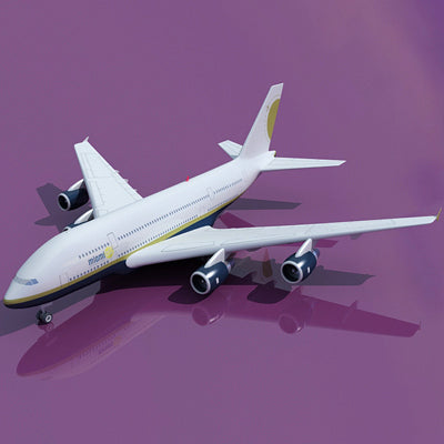 Airbus 3D Model 22 Airlines Textures