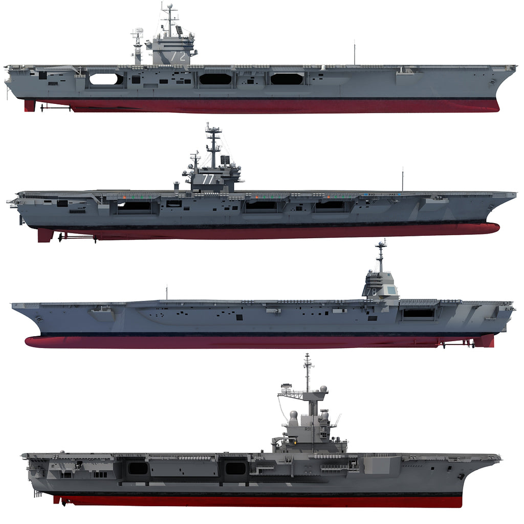 Aircraft Carriers 3D Models