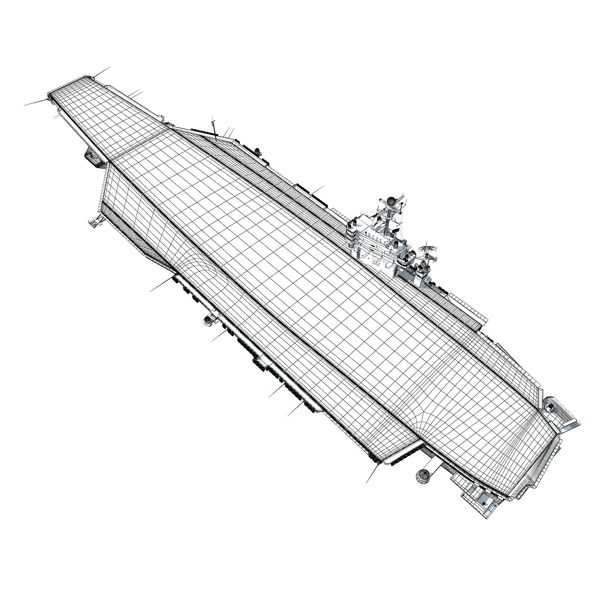 Aircraft Carriers 3D Models