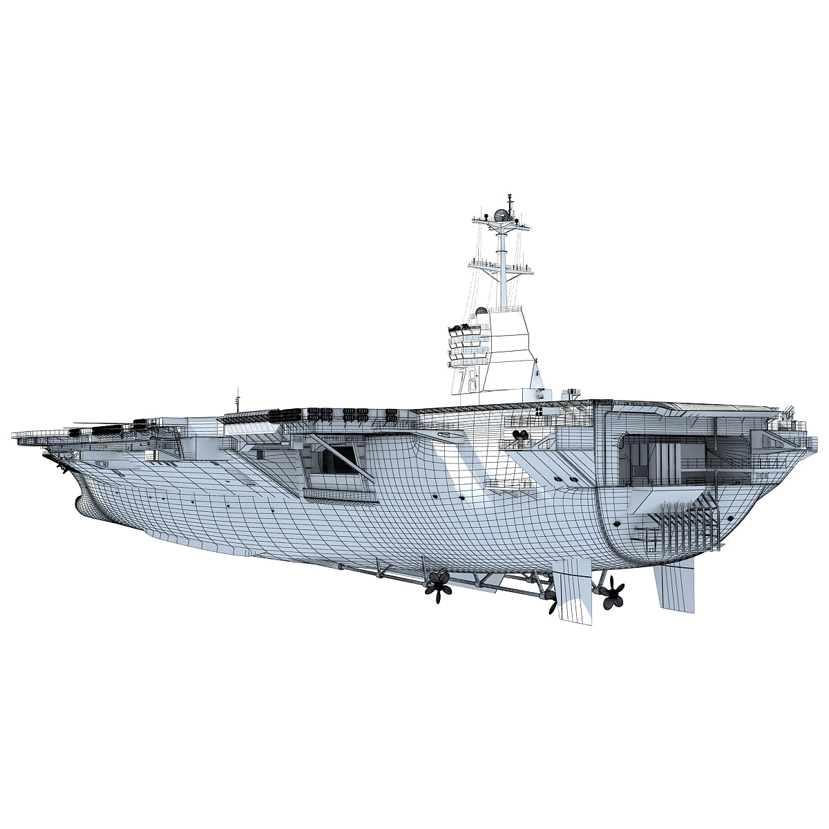 Aircraft Carriers 3D Models