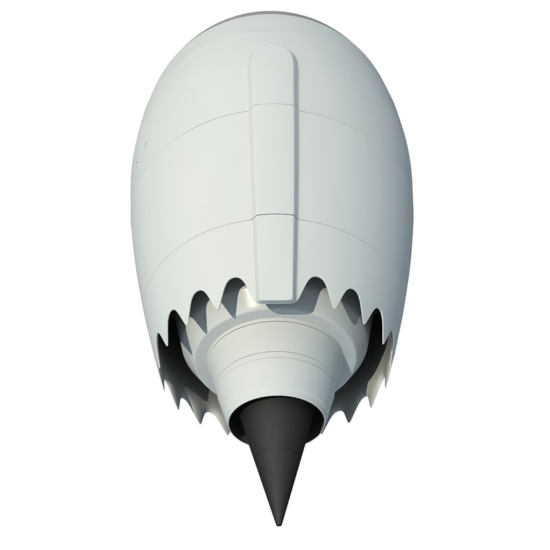 Aircraft Jet Turbofan Engine