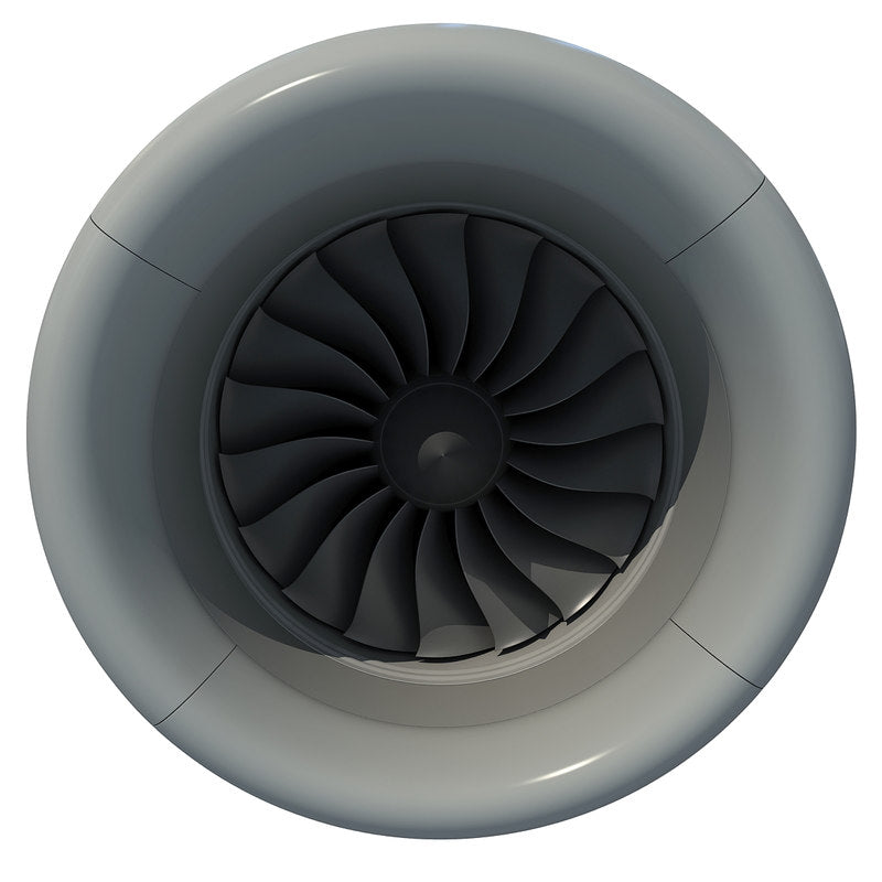 Aircraft Jet Turbofan Engine