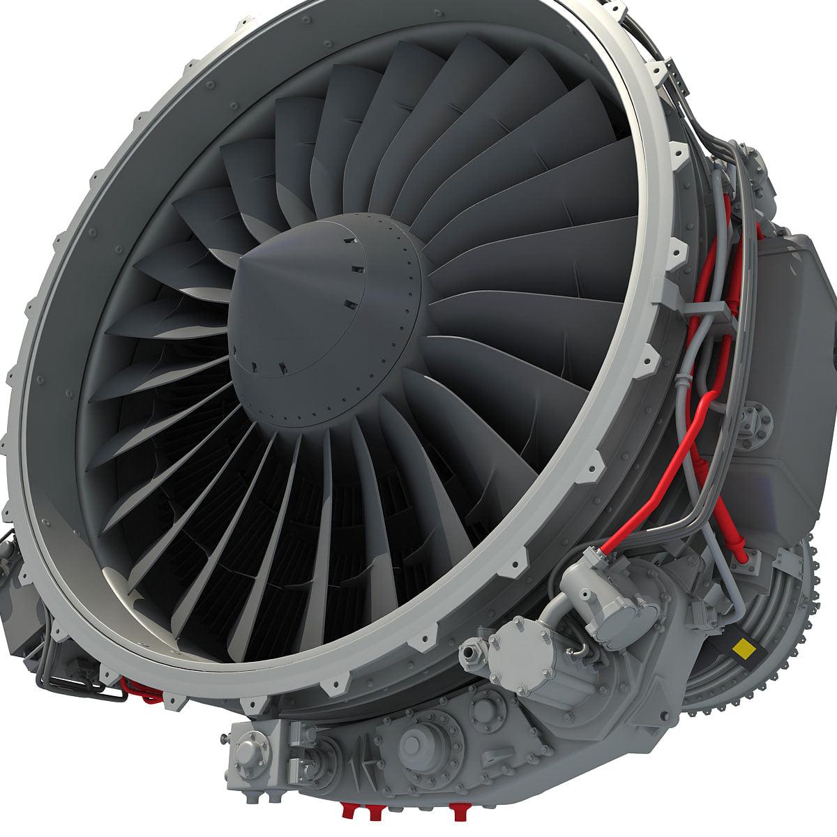 Aircraft Turbofan Engines Collection 3D Model