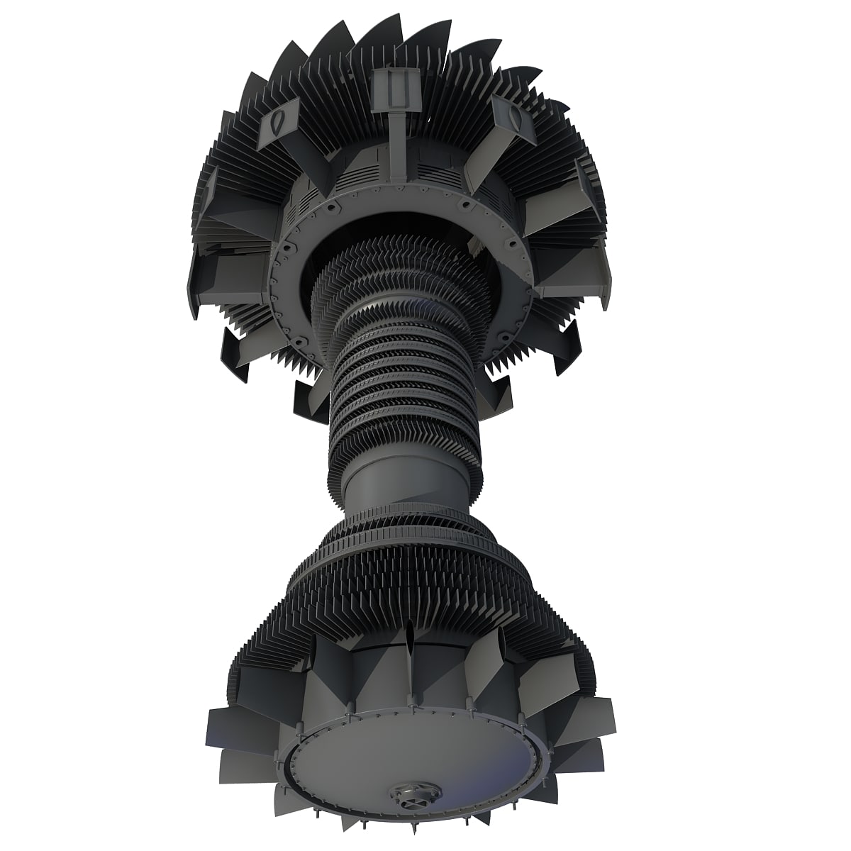 Aircraft Turbofan Engines Collection 3D Model
