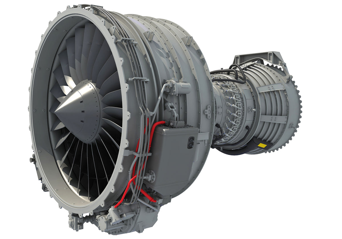 Aircraft Turbofan Engines Collection 3D Model