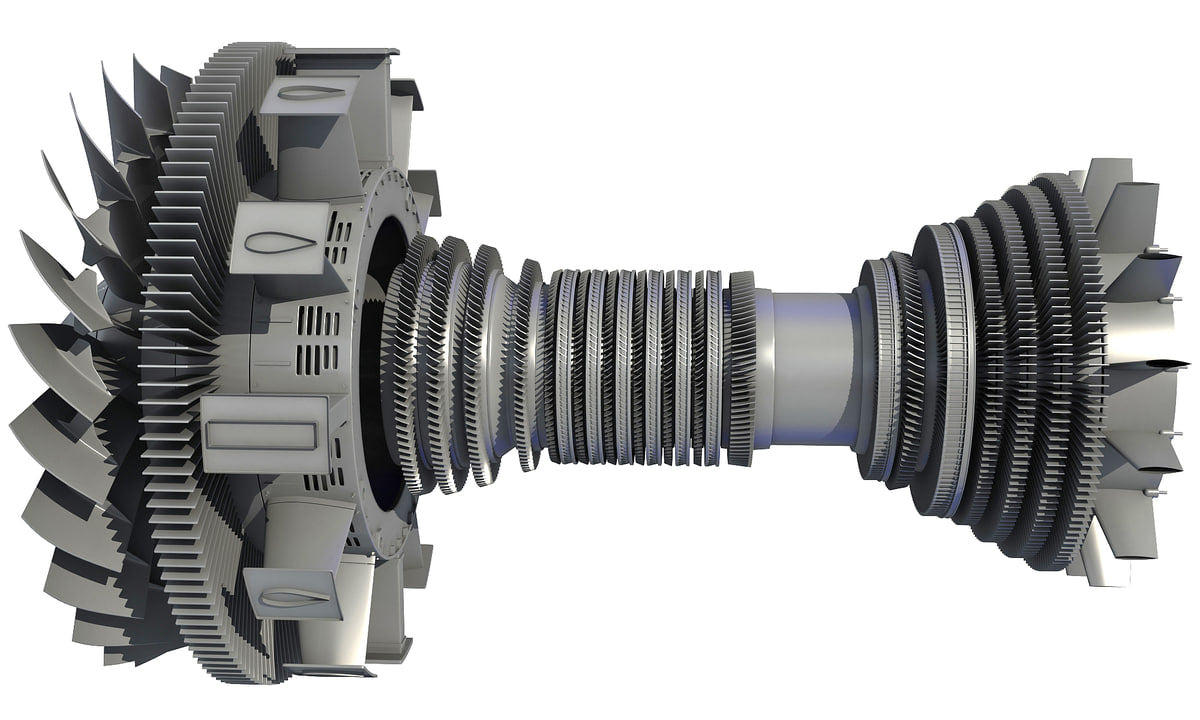 Aircraft Turbofan Engines Collection 3D Model