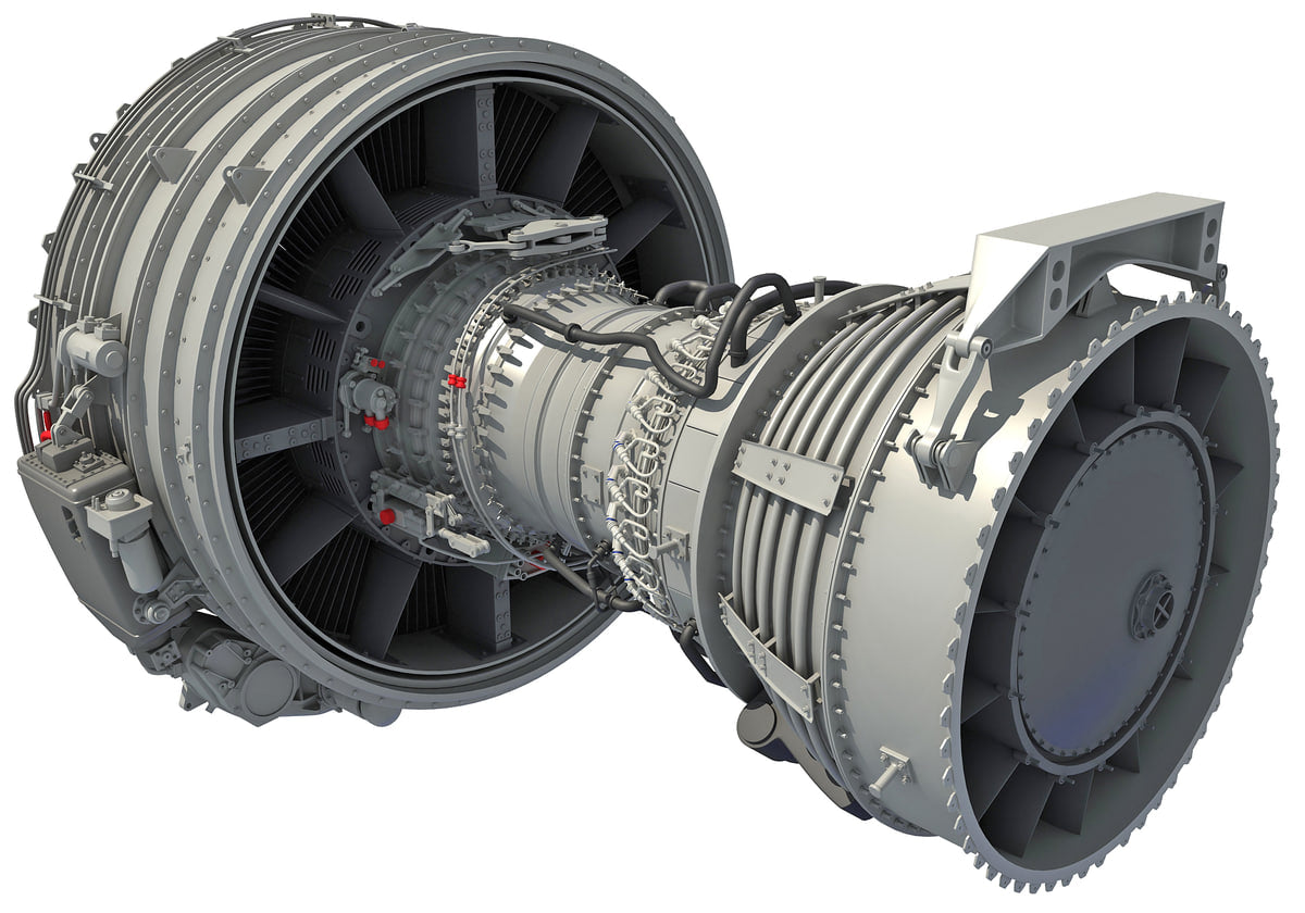 Aircraft Turbofan Engines Collection 3D Model