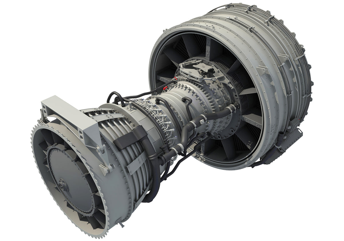 Aircraft Turbofan Engines Collection 3D Model