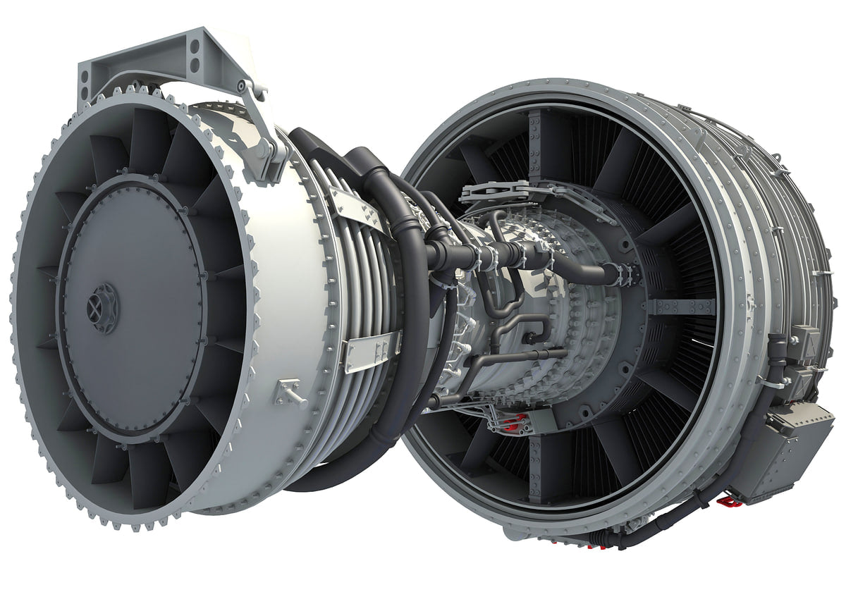 Aircraft Turbofan Engines Collection 3D Model
