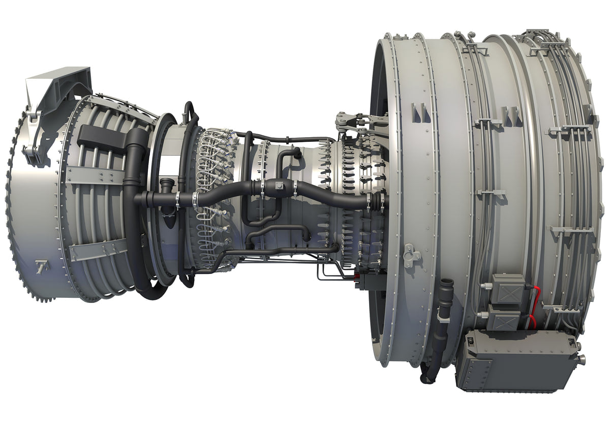 Aircraft Turbofan Engines Collection 3D Model