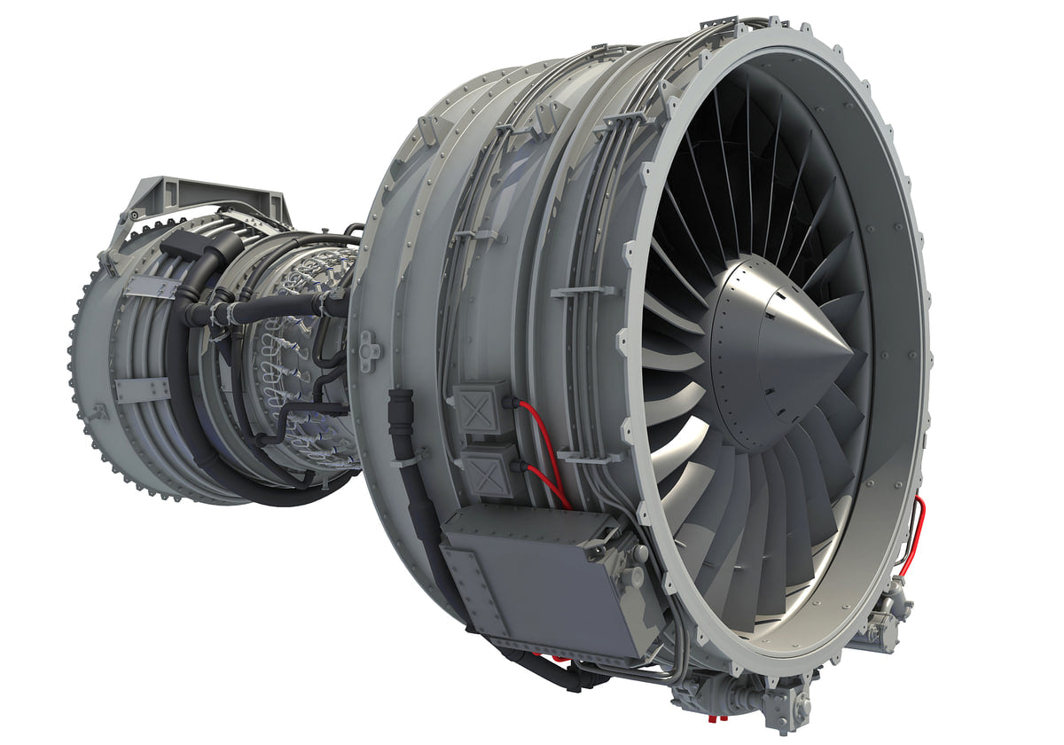 Aircraft Turbofan Engines Collection 3D Model