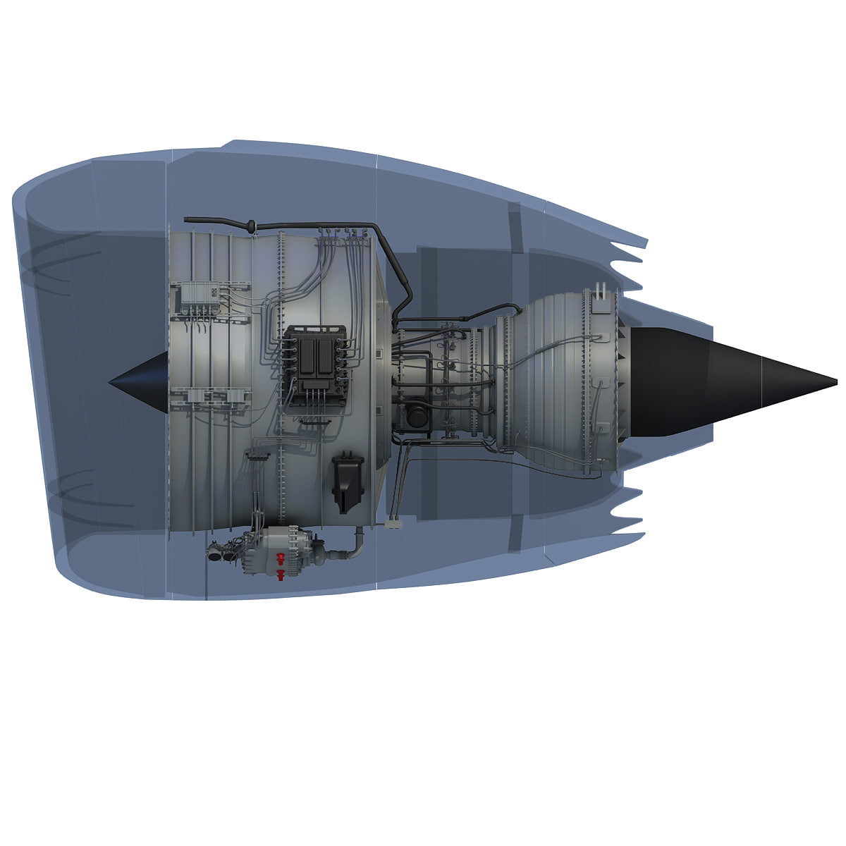 Aircraft Turbofan Engines Collection 3D Model