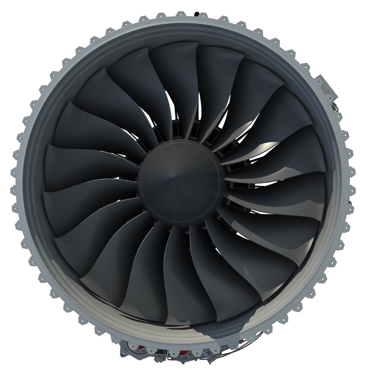 Aircraft Turbofan Engines Collection 3D Model