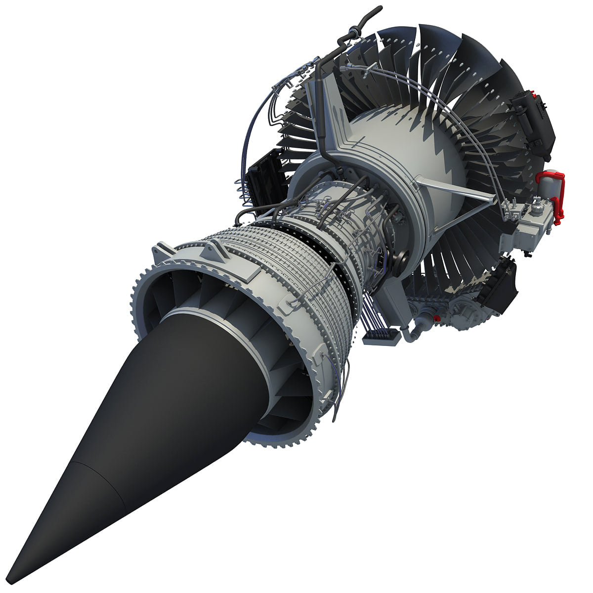 Aircraft Turbofan Engines Collection 3D Model