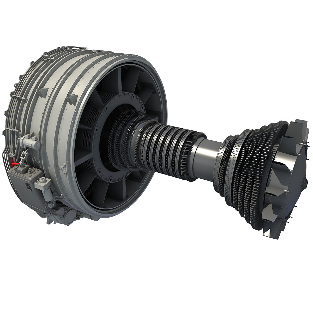 Aircraft Turbofan Engines Collection 3D Model