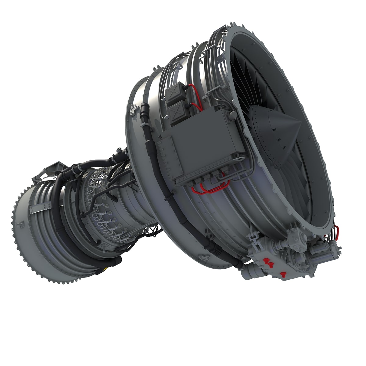 Aircraft Turbofan Engines Collection 3D Model