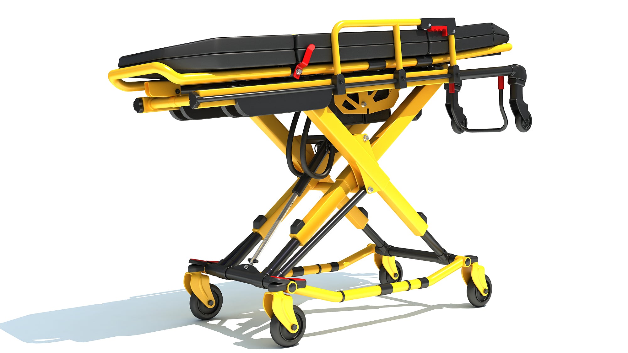 Ambulance Unfolded Gurney Stretcher