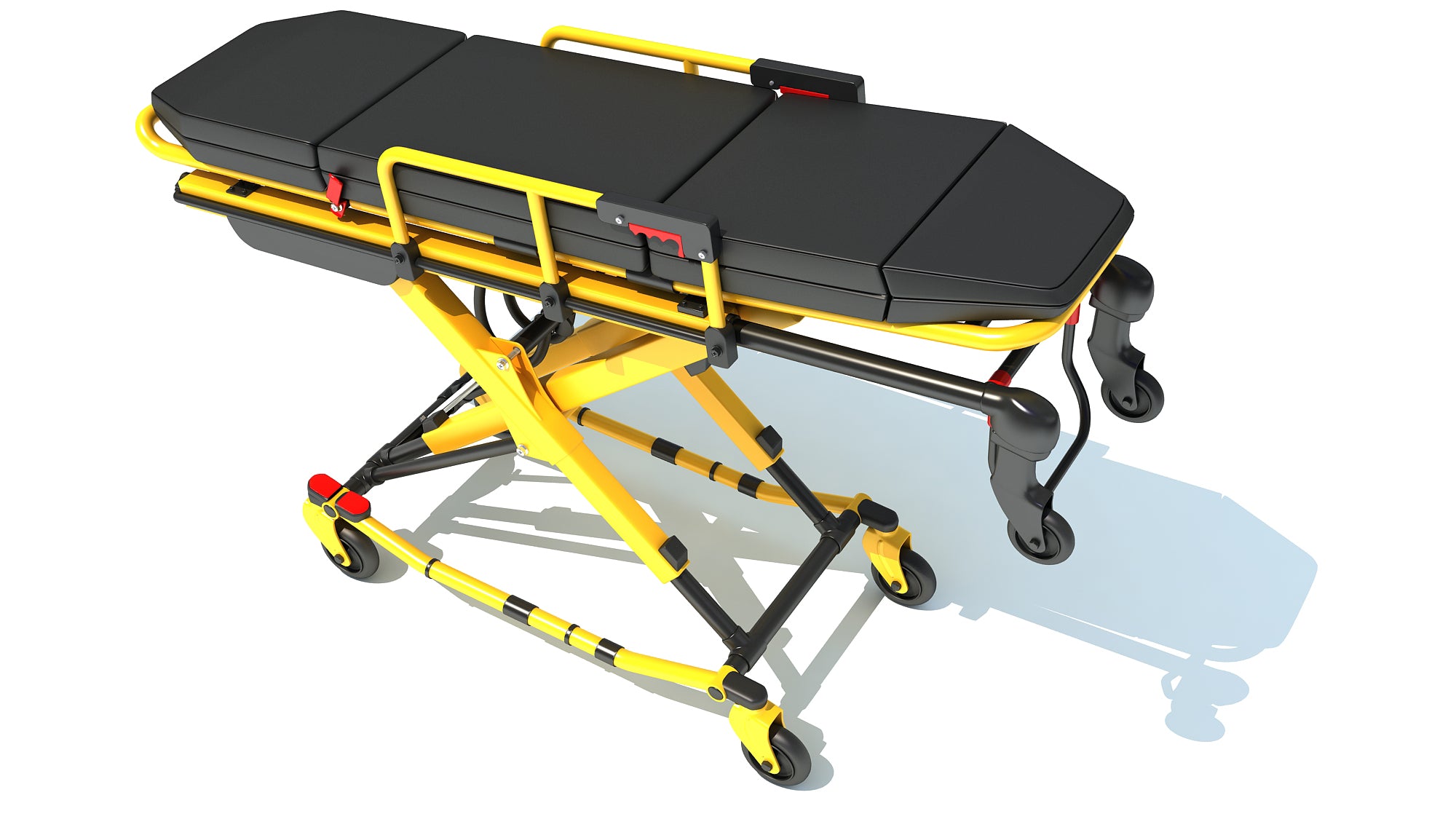 Ambulance Unfolded Gurney Stretcher