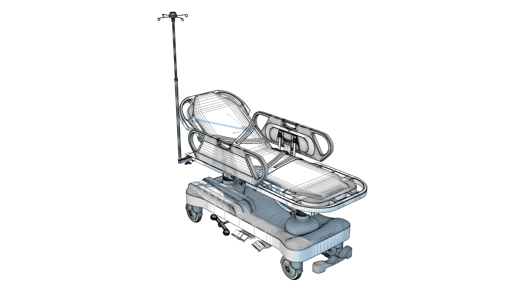 Patient Transfer Stretcher Trolley