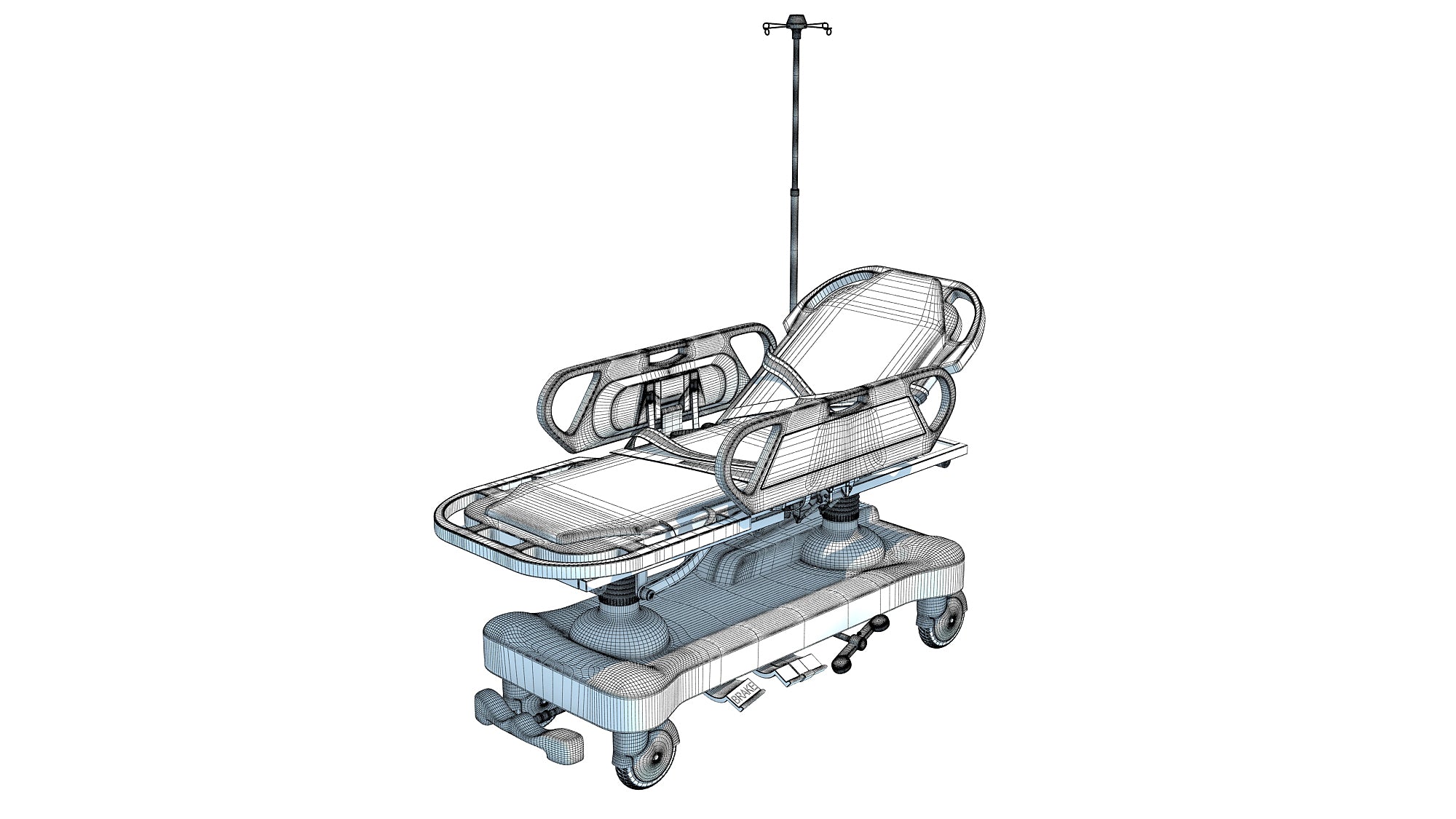 Patient Transfer Stretcher Trolley