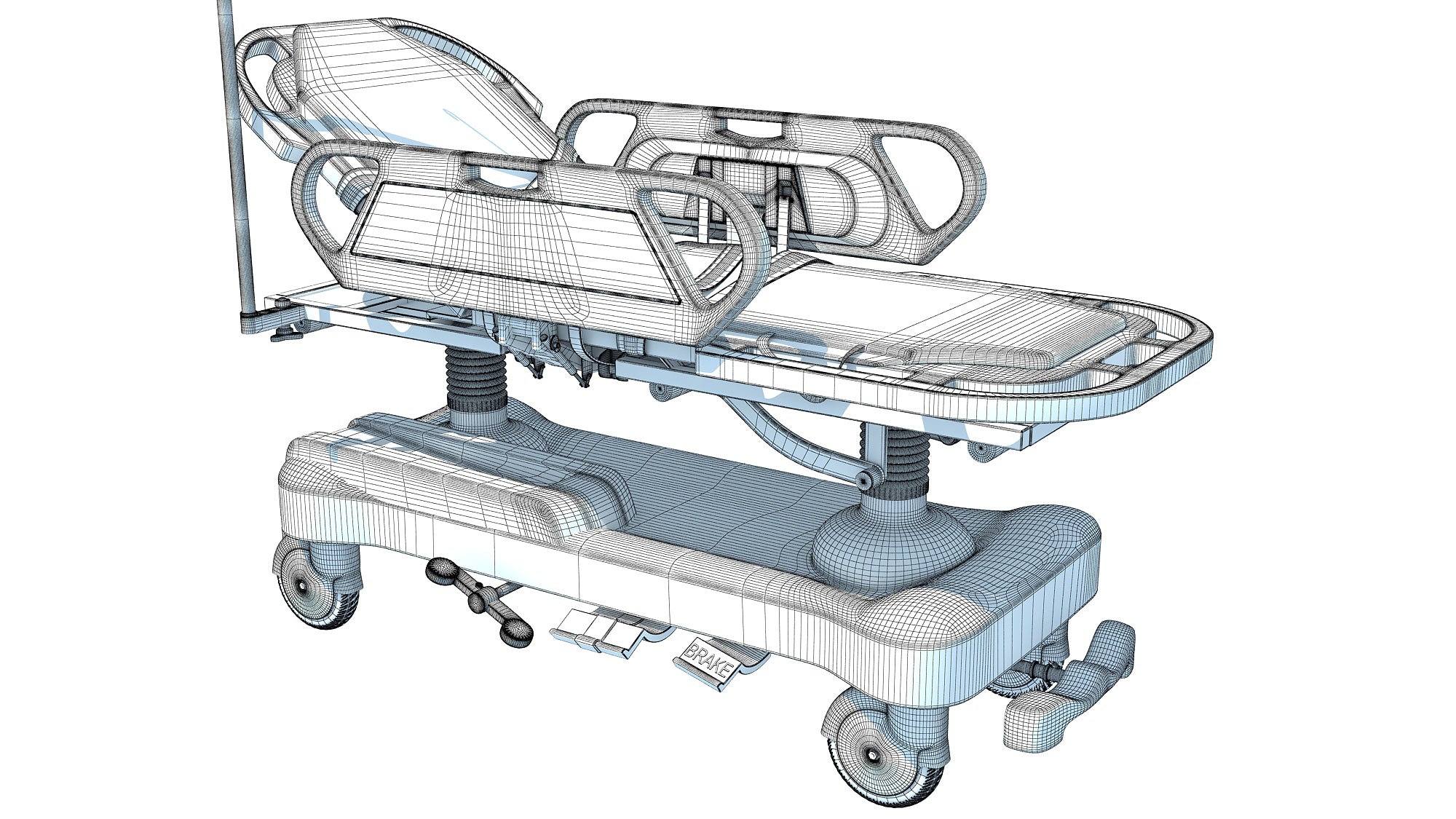 Patient Transfer Stretcher Trolley