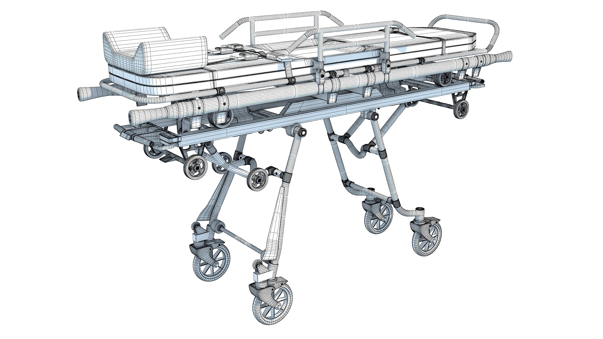 Ambulance Stretcher Trolley