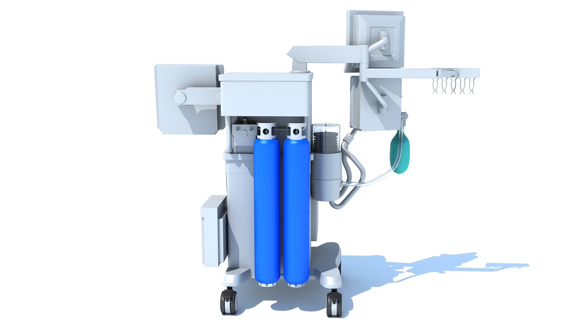 Anesthesia Respiratory Workstation Trolley