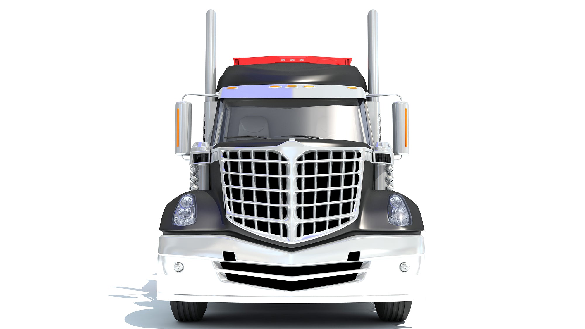Truck with Animal Transporter Trailer