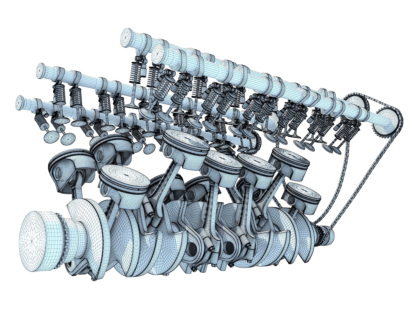 V12 Engine Components V12 Engine Diagram