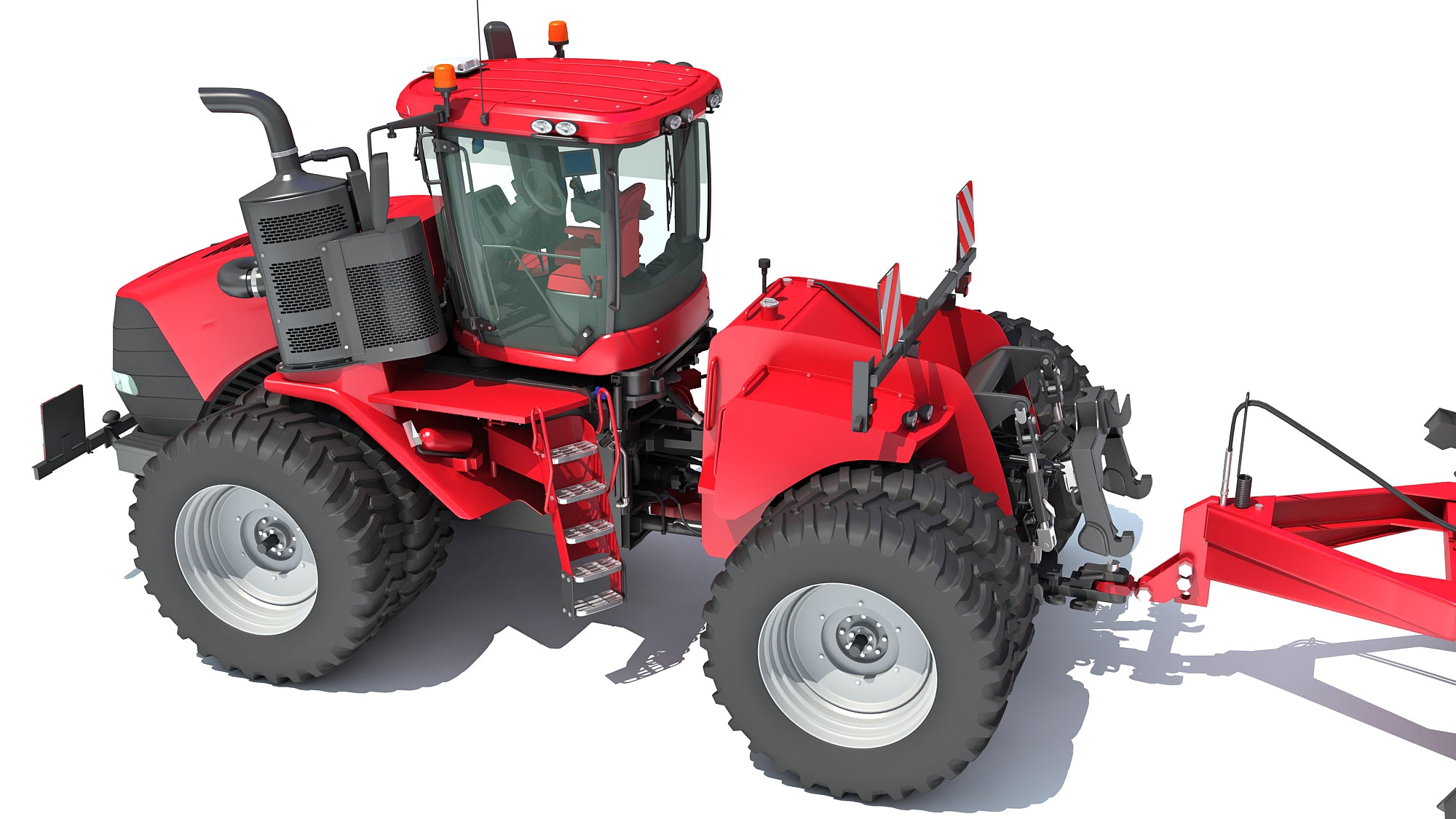 Articulated Tractor with Seed Drill