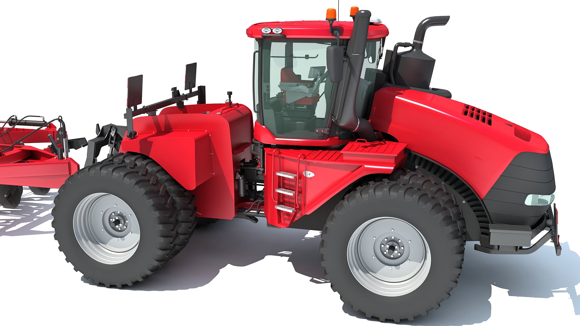 Articulated Tractor with Seed Drill