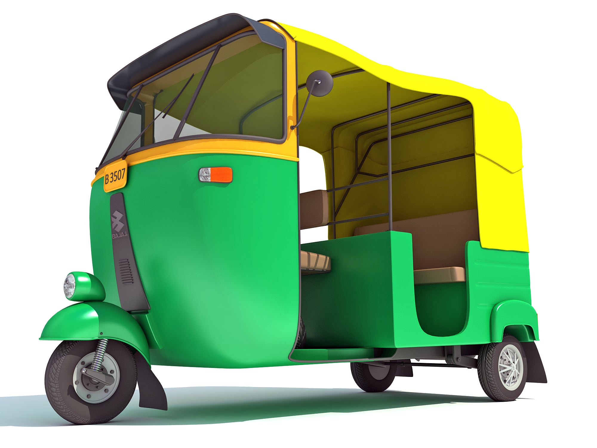 Auto Rickshaw 3D Model