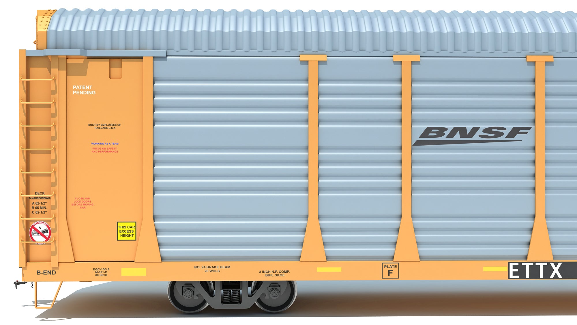 BNSF Auto Carrier Railroad Car