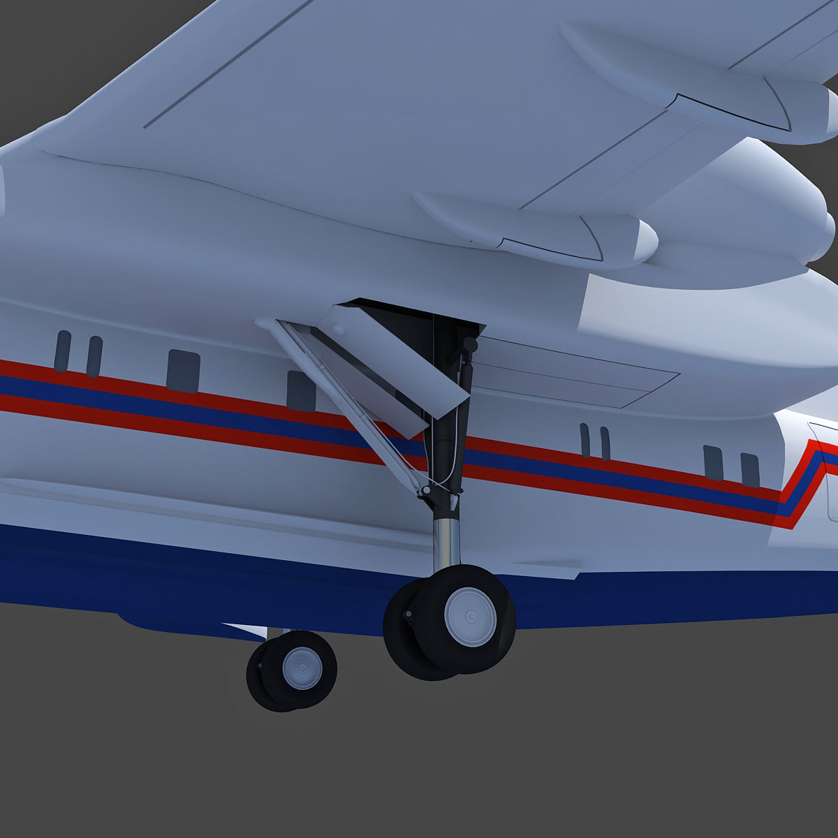Amphibious Aircraft 3D Model