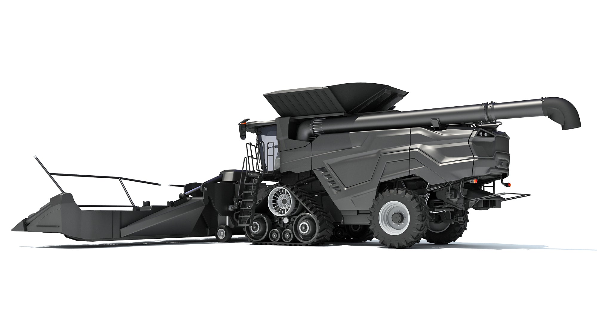 Black Combine Harvester