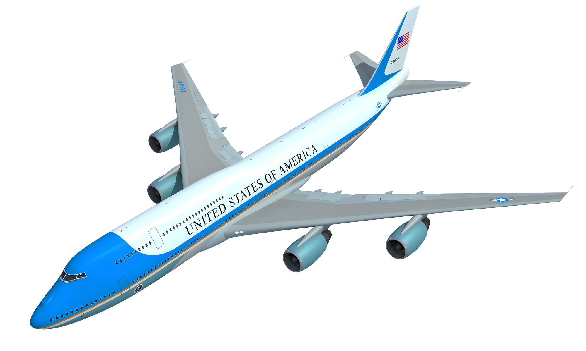 Air Force One 3D Model