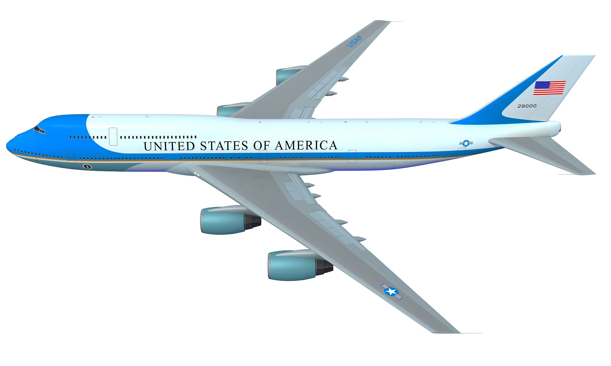 Air Force One 3D Model