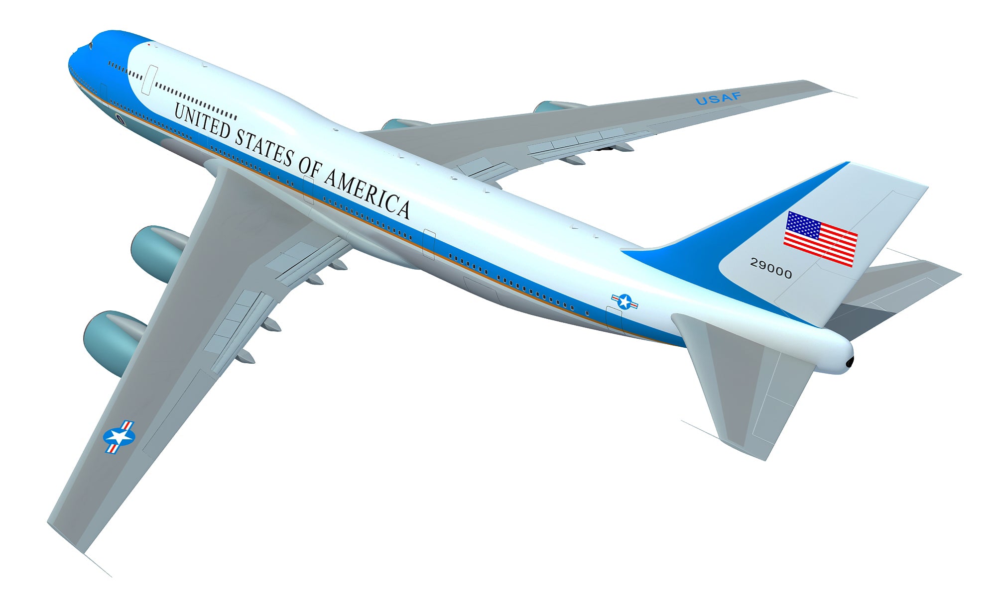 Air Force One 3D Model