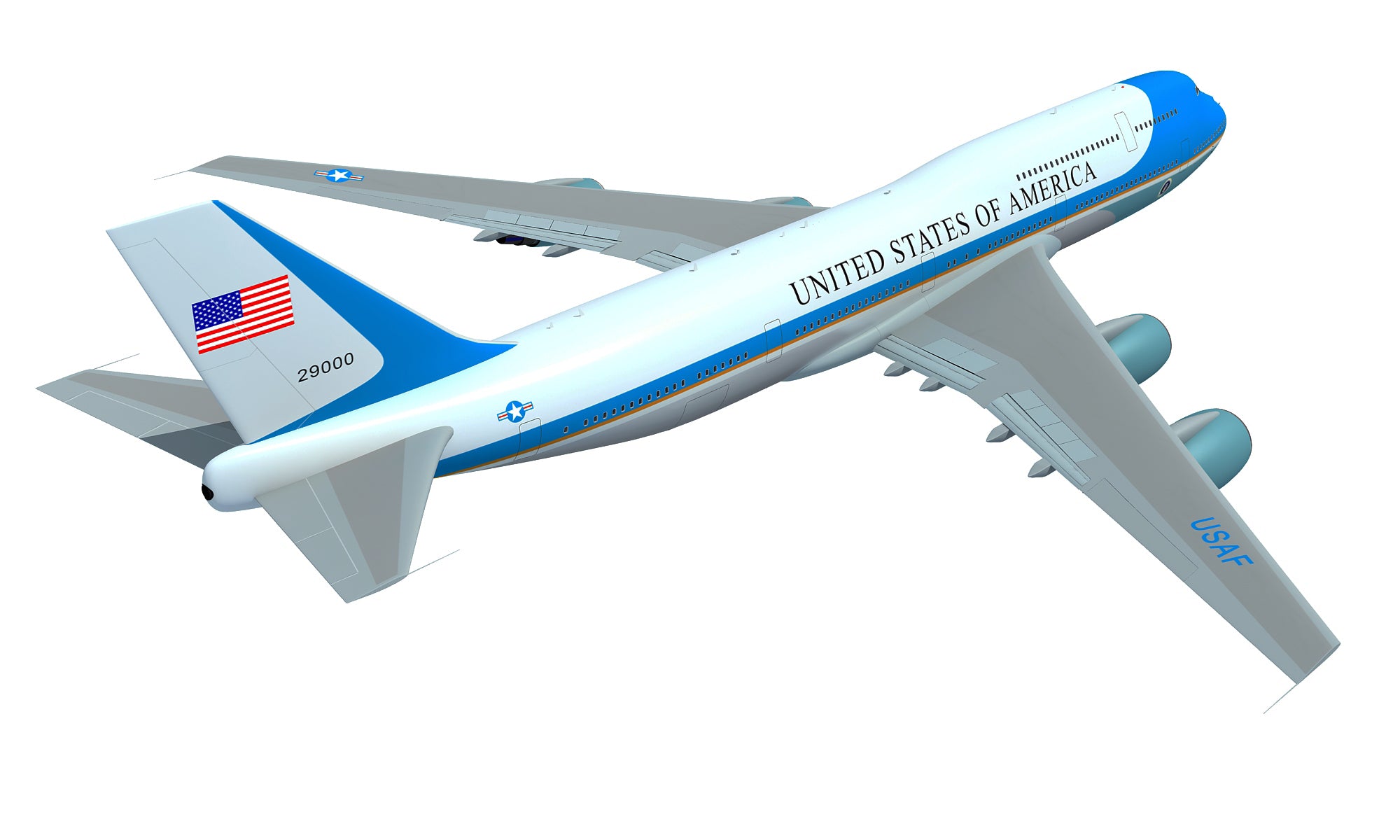 Air Force One 3D Model