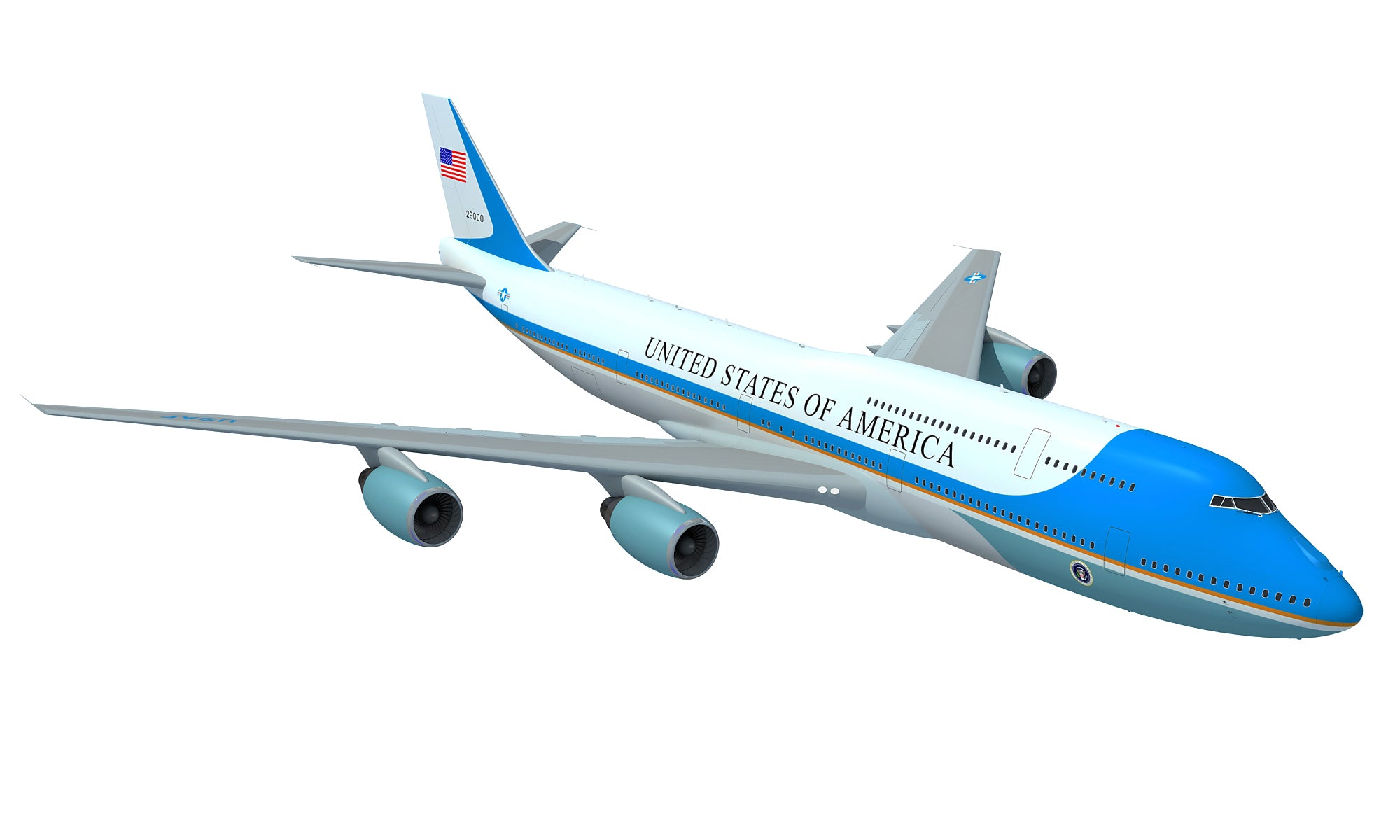 Air Force One 3D Model
