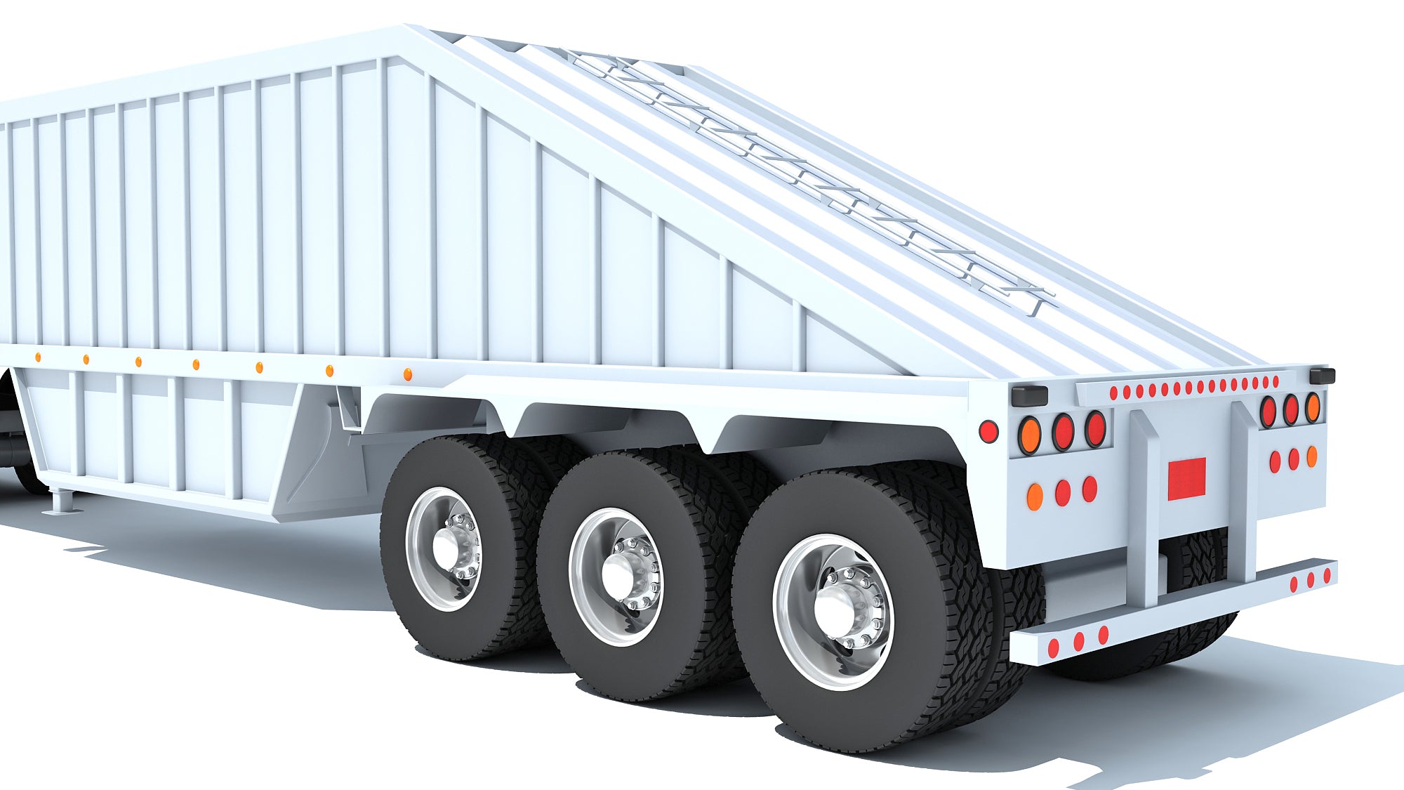 Truck with Bottom Dump Trailer