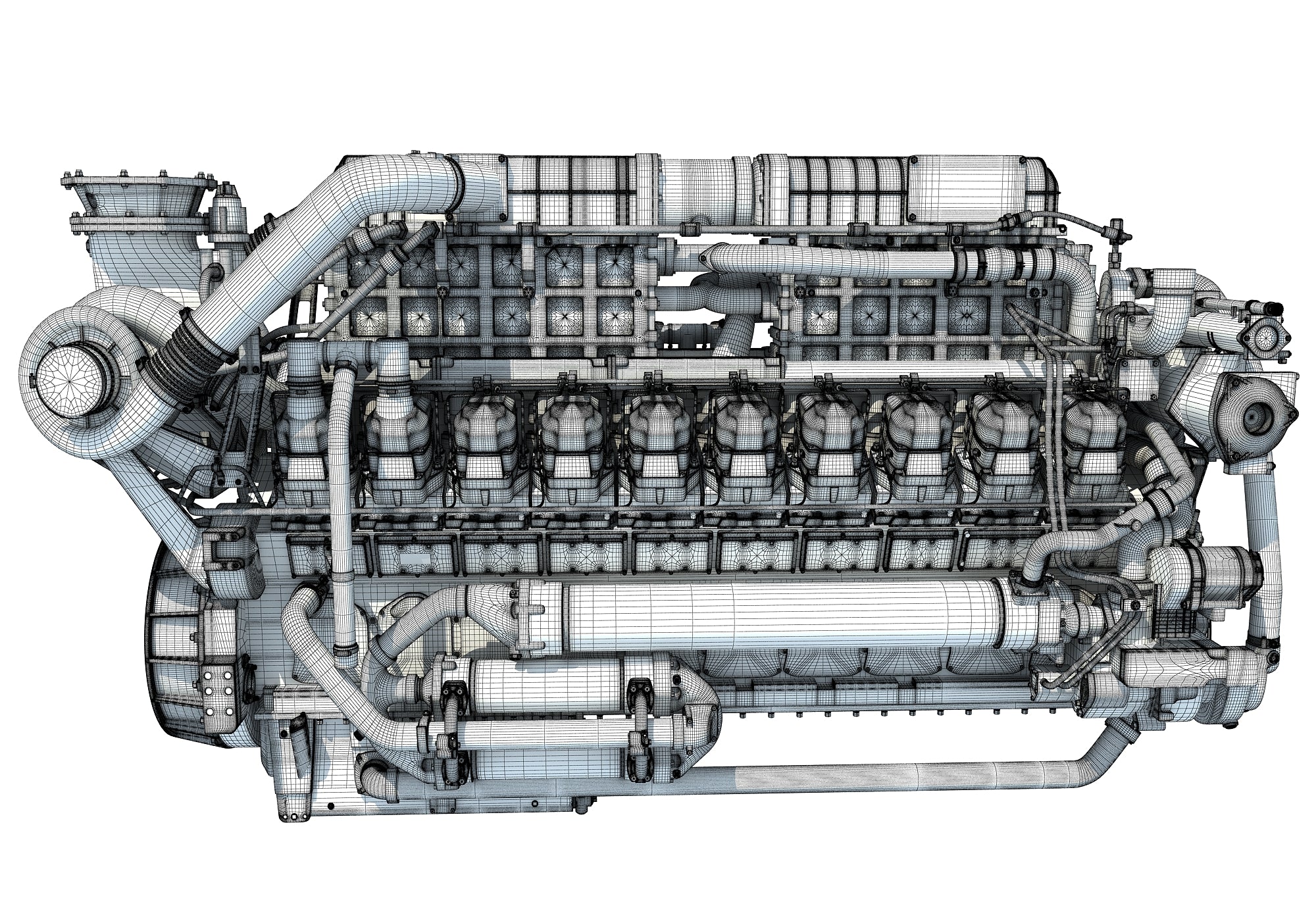 20 Cylinders Engine