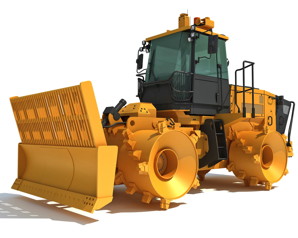 Landfill Trash Compactor