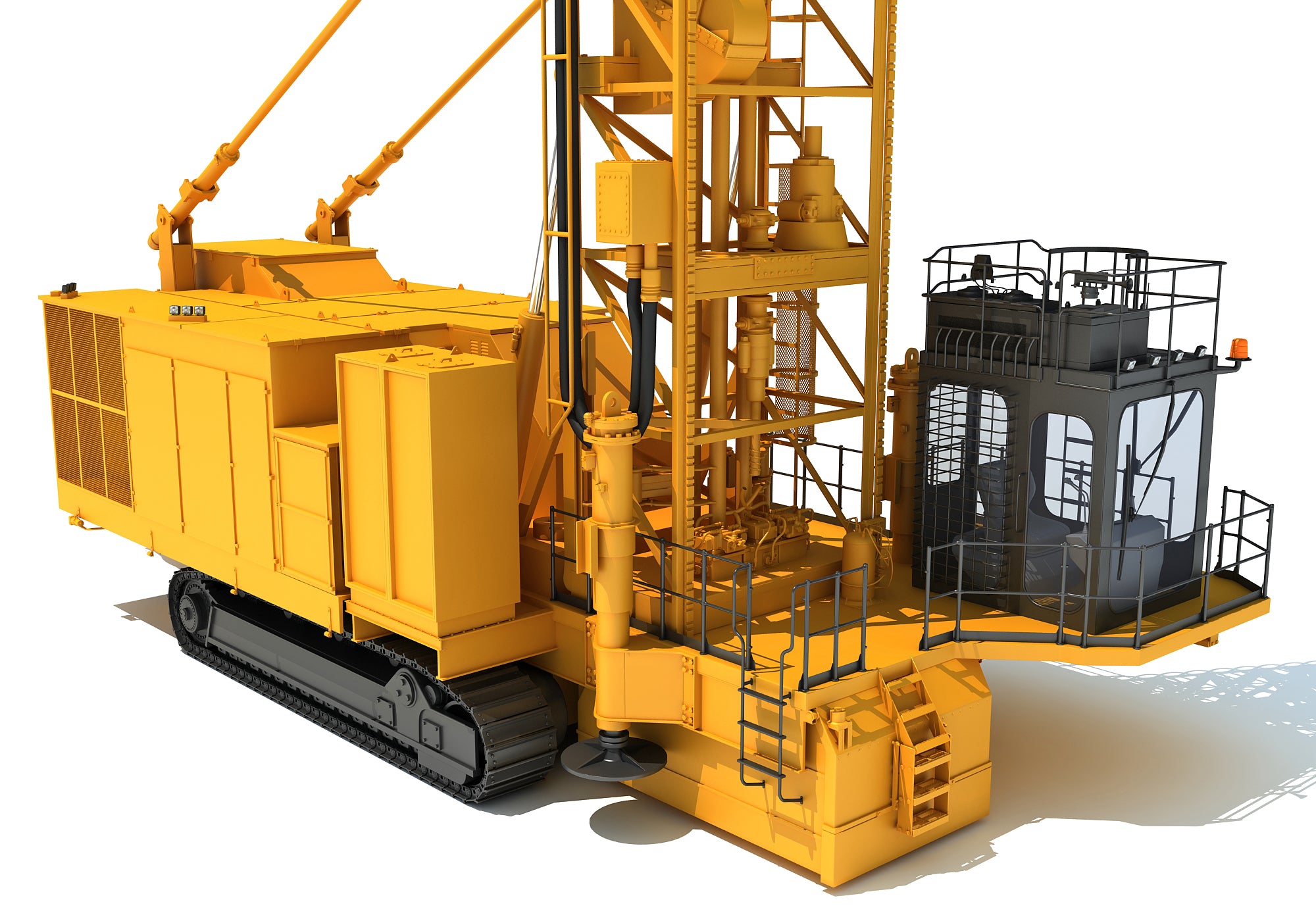 Cat Rig Machine CAT Rotary Drilling Rig – 3D Horse