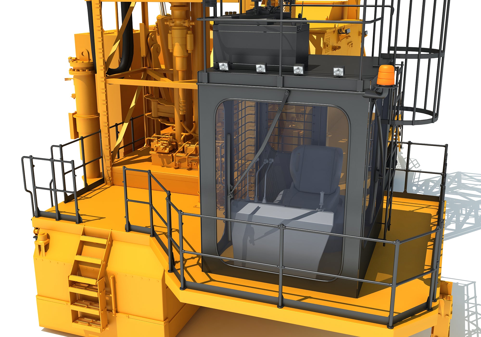 CAT Rotary Drilling Rig – 3D Horse