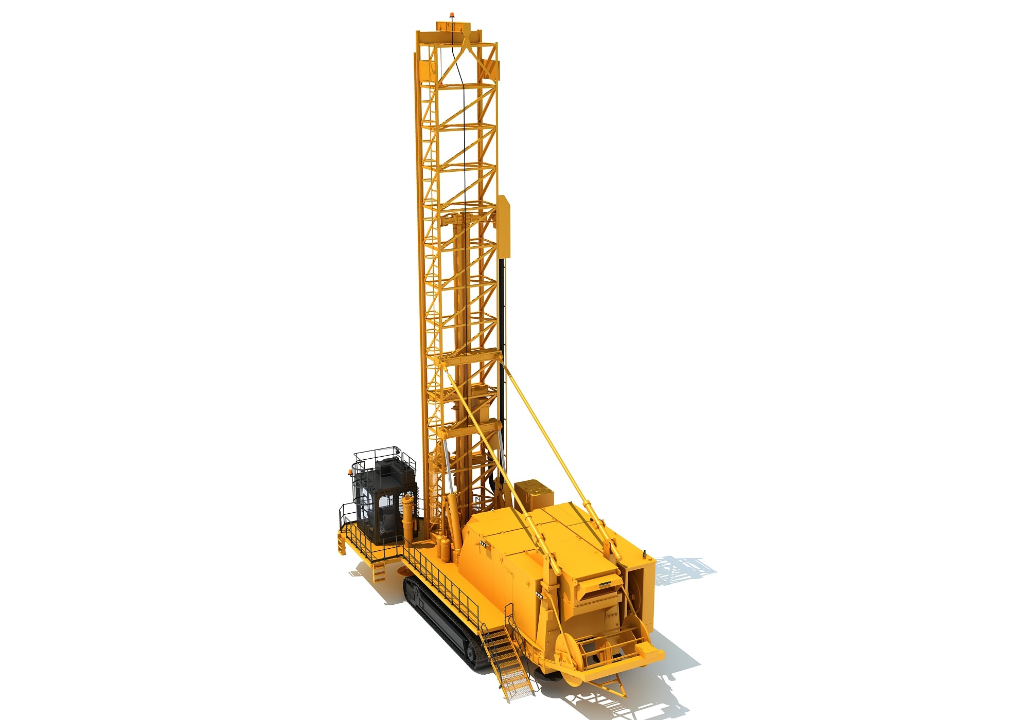 Cat Rig Machine CAT Rotary Drilling Rig – 3D Horse