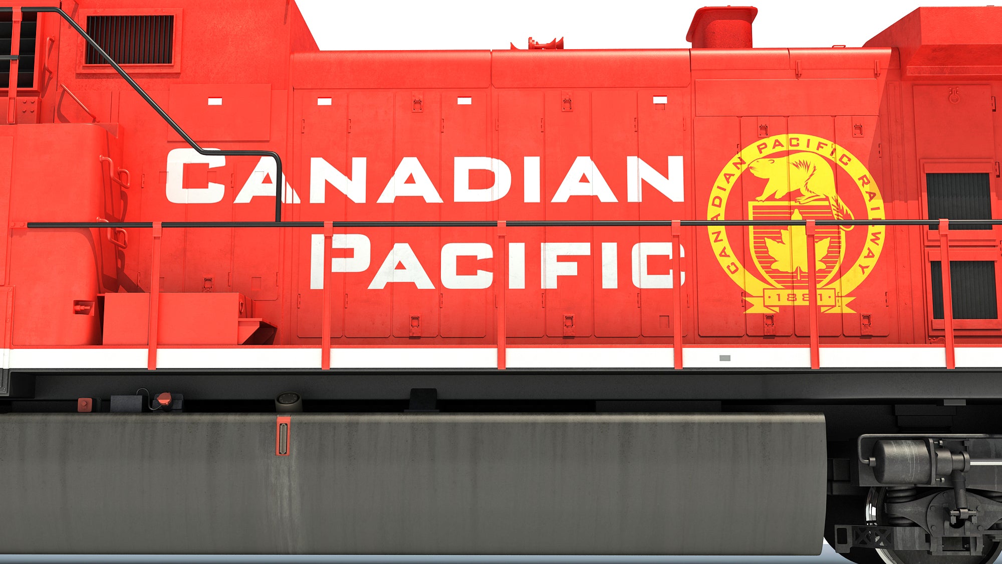 Canadian Pacific Locomotive Train