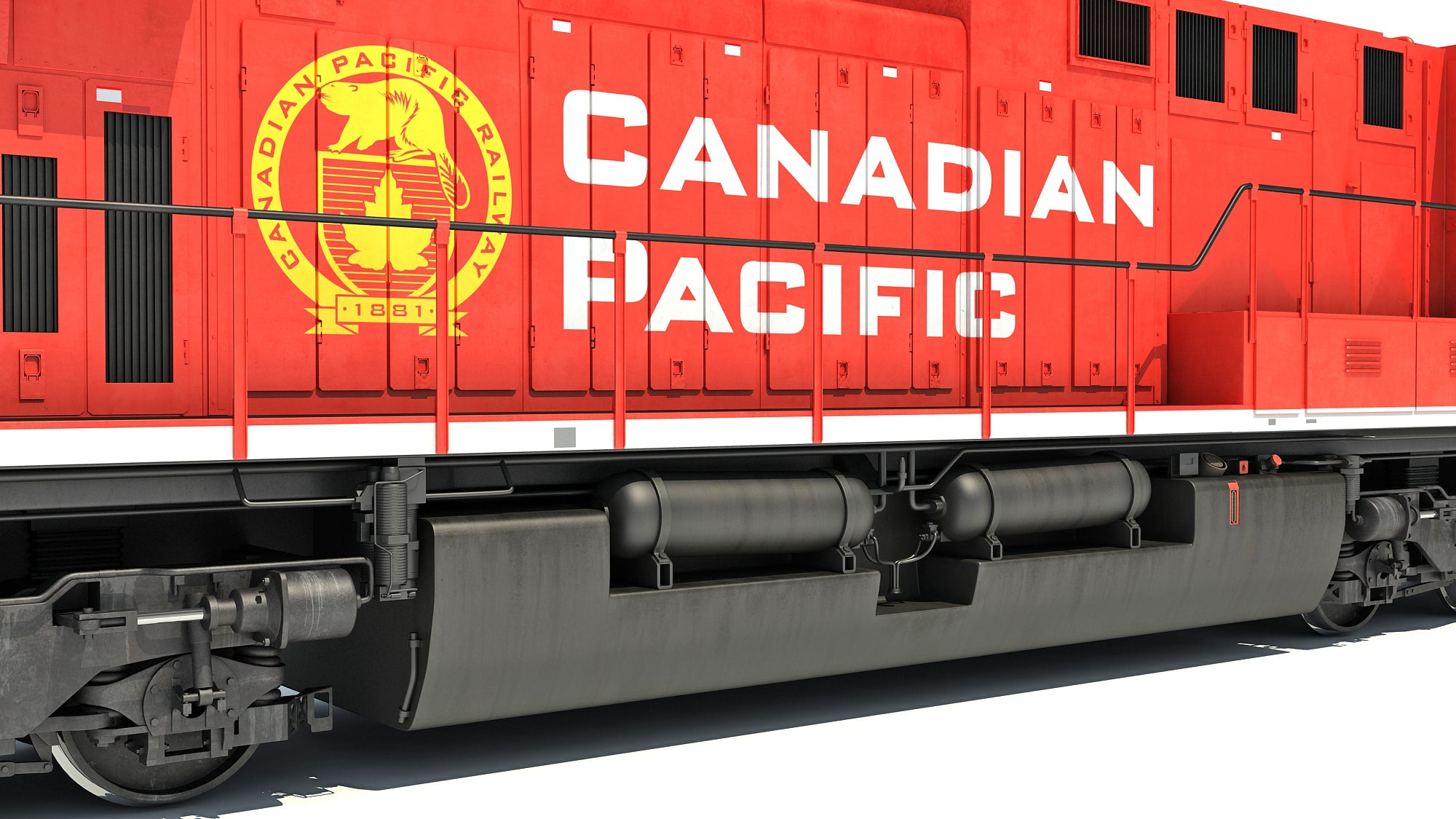 Canadian Pacific Locomotive Train